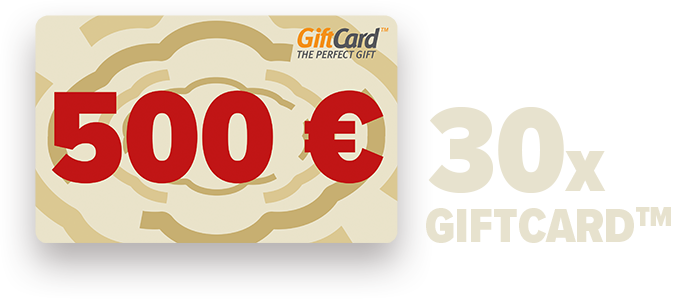 Giftcard 500 €.